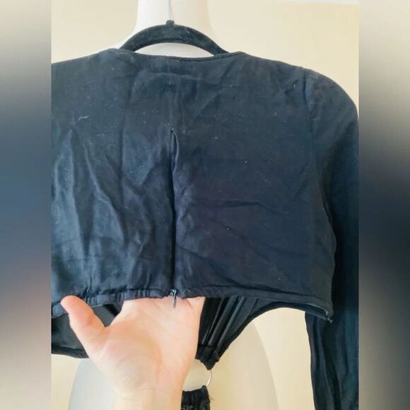 Anthropologie BTFL-Life Cutout Maxi Dress Black Size Medium $109 - Picture 5 of 12